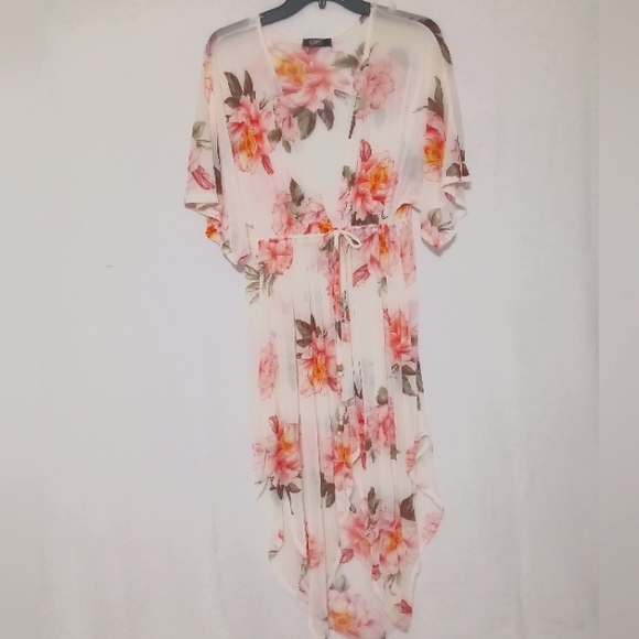 CURE Dresses & Skirts - CURE KIMONO LONG FLORAL PRINT  | SIZE M